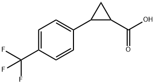 2-(4-(trifluoroMethyl)phenyl)cyclopropanecarboxylic acid Structure