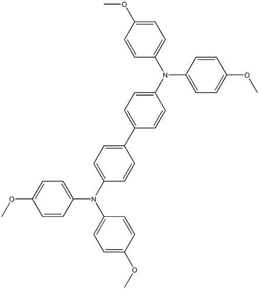 MeO-TPD, N,N,N',N'-tetrakis(4-Methoxy-phenyl)benzidine Structure