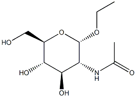 Ethyl2-acetaMido-2-deoxy-a-D-glucopyranoside Structure