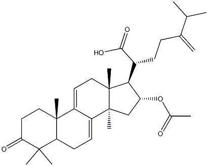 16-O-Acetylpolyporenic acid C Structure
