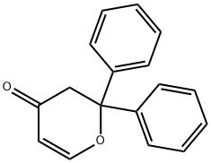 2,2-二苯基-2H-吡喃-4(3H)-酮 结构式