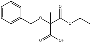 2-Methyl-2-(phenylMethoxy)propanedioic Acid 1-Ethyl Ester Structure