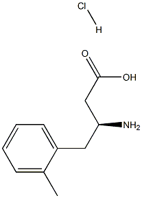(S)-3-AMino-4-(2-Methylphenyl)-butyric acid-HCl Structure