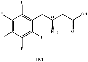 (S)-3-AMino-4-(pentafluorophenyl)-butyric acid-HCl Structure