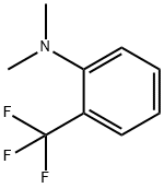 N,N-ジメチル-2-(トリフルオロメチル)アニリン 化学構造式