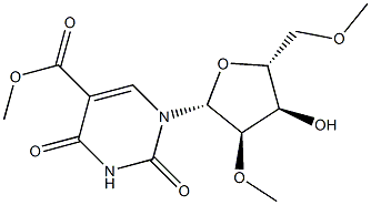 5-(Methoxycarbonyl)Methyl-2'-O-Methyl uridine Structure
