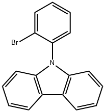 N-(2-溴苯基)咔唑, 902518-11-0, 结构式