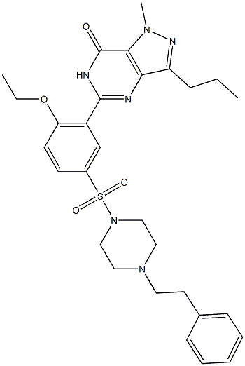 苄基西地那非, , 结构式