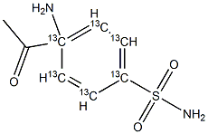 4-乙酰氨苯磺胺-13c6