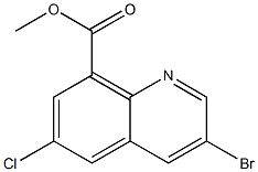 methyl 3-bromo-6-chloroquinoline-8-carboxylate|3-溴-6-氯-8-喹啉