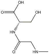SARCOSYL-L-SERINE Structure