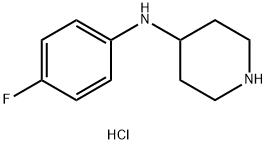 (4-Fluoro-phenyl)-piperidin-4-yl-amine dihydrochloride Structure