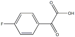 4-Fluoro-a-oxo-benzeneacetic acid Structure