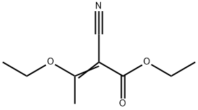 ethyl 2-cyano-3-ethoxycrotonate Structure