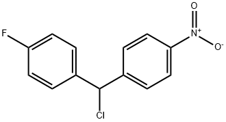 1-(Chloro(4-fluorophenyl)methyl)-4-nitrobenzene Structure