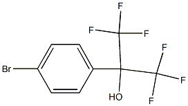 2-(4-bromophenyl)-1,1,1,3,3,3-hexafluoro-2-propanol Structure