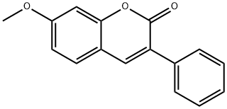 7-methoxy-3-phenyl-2H-chromen-2-one 结构式