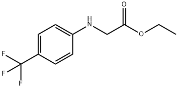 N-(4-Trifluoromethylphenyl)glycine ethyl ester Structure