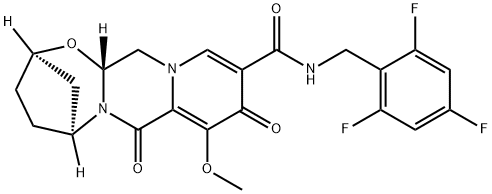 (2R,5S,13aR)-8-methoxy-7,9-dioxo-N-(2,4,6-trifluorobenzyl)-2,3,4,5,7,9,13,13a-octahydro-2,5-methanopyrido[1',2':4,5]pyrazino[2,1-b][1,3]oxazepine-10-carboxamide Structure