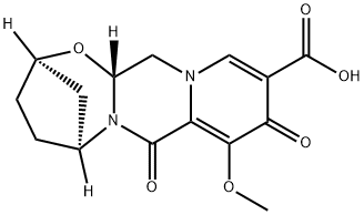 (2R,5S,13aR)-8-methoxy-7,9-dioxo-2,3,4,5,7,9,13,13a-octahydro-2,5-methanopyrido[1',2':4,5]pyrazino[2,1-b][1,3]oxazepine-10-carboxylic acid Structure