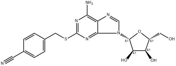 2-(4-Cyanobenzyl)thioadenosine Structure