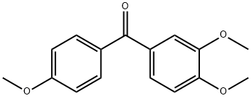 (3,4-Dimethoxyphenyl)(4-Methoxyphenyl)Methanone Structure