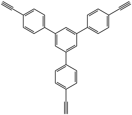 1,3,5-三(4-乙炔苯基)苯, 71866-86-9, 结构式