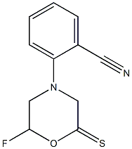 2氟6硫代吗啉代苯甲腈