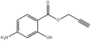 Salicylic acid, 4-amino-, 2-propynyl ester (6CI) Structure
