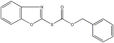 S-(1,3-benzoxazol-2-yl) O-benzyl thiocarbonate Structure