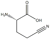 (S)-2-Amino-4-cyanobutyric acid Structure