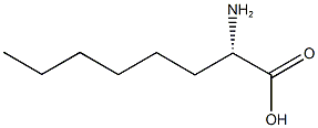 (S)-2-Amino-octanoic acid Structure