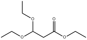 3,3-ジエトキシプロピオン酸エチル 化学構造式