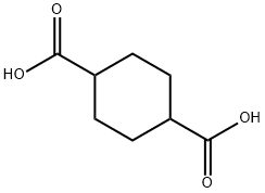 1,4-环己烷二甲酸, 1076-97-7, 结构式