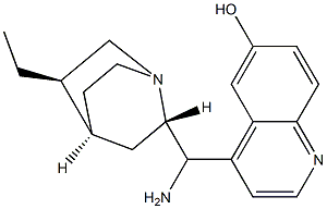 (8α,9S)- 9-aMino-10,11-dihydro-Cinchonan-6'-ol Structure