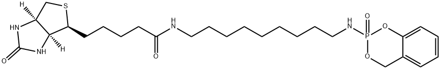 1-(saligenin cyclic phospho)-9-biotinyldiaminononane Structure