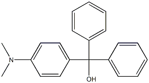 4-(ジメチルアミノ)-α,α-ジフェニルベンゼンメタノール 化学構造式