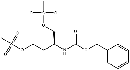 (S)-2-Benzyloxycarbonylamino-1,4-bis(methanesulf Structure