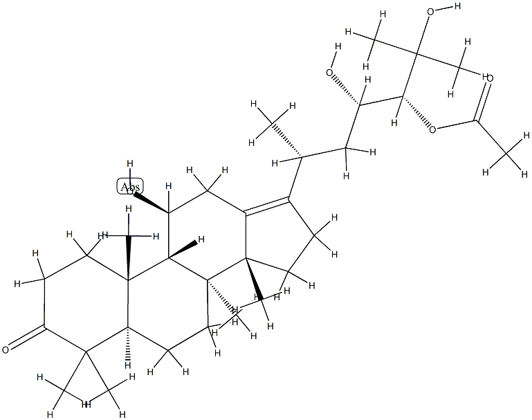 泽泻醇A-24-醋酸酯, 18674-16-3, 结构式