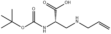 (S)-3-(allylamino)-2-(tert-butoxycarbonylamino)propanoic acid Structure