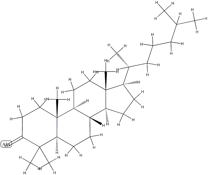 4,4-Dimethyl-5α-cholestan-3-one Structure
