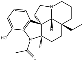 1-Acetylaspidospermidin-17-ol Structure