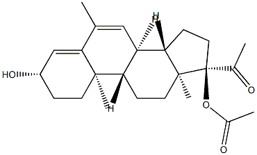 Mepregenol acetate Structure
