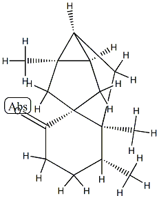 (1S)-1aβ,2,4,5,6,6a,7,7aβ-Octahydro-1,6β,6aβ-trimethyl-1α,2aα-methano-2aH-cyclopropa[b]naphthalen-3(1H)-one|