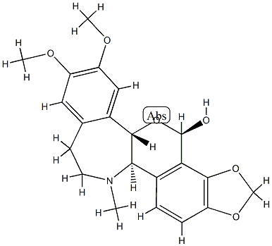 (6α)-2,3-Dimethoxy-16-methyl-10,11-[methylenebis(oxy)]rheadan-8α-ol Structure
