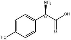 4-Hydroxy-D-(-)-2-phenylglycine Struktur