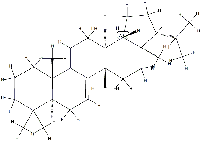 D:C-Friedo-B':A'-neogammacera-7,9(11)-diene Structure