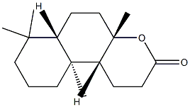 (4aS,6aα,10aβ,10bα)-Dodecahydro-4a,7,7,10a-tetramethyl-3H-naphtho[2,1-b]pyran-3-one Structure