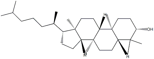 4,4-Dimethyl-5α-cholestan-3β-ol 结构式
