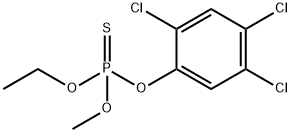 ethoxy-methoxy-sulfanylidene-(2,4,5-trichlorophenoxy)phosphorane Structure